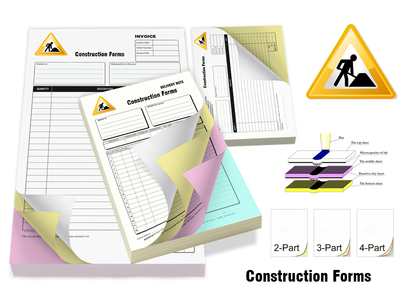 Custom Construction Forms printing PK Custom Construction Forms printing PK