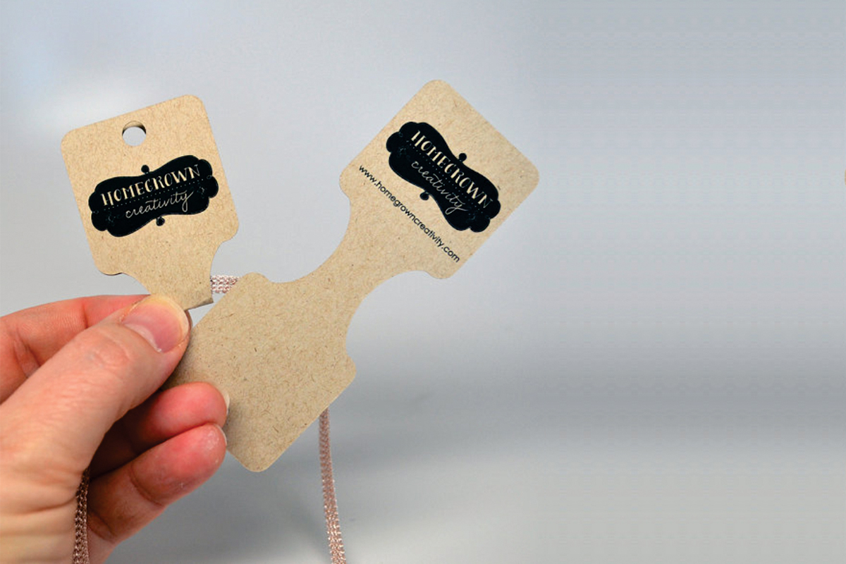 Custom Classic Fold Over Tags printing PK Custom Classic Fold Over Tags printing PK