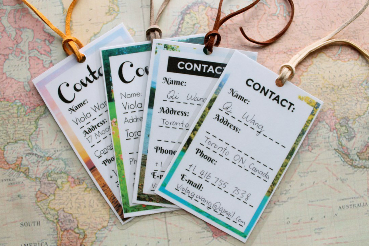 Custom Luggage Tags printing PK Custom Luggage Tags printing PK