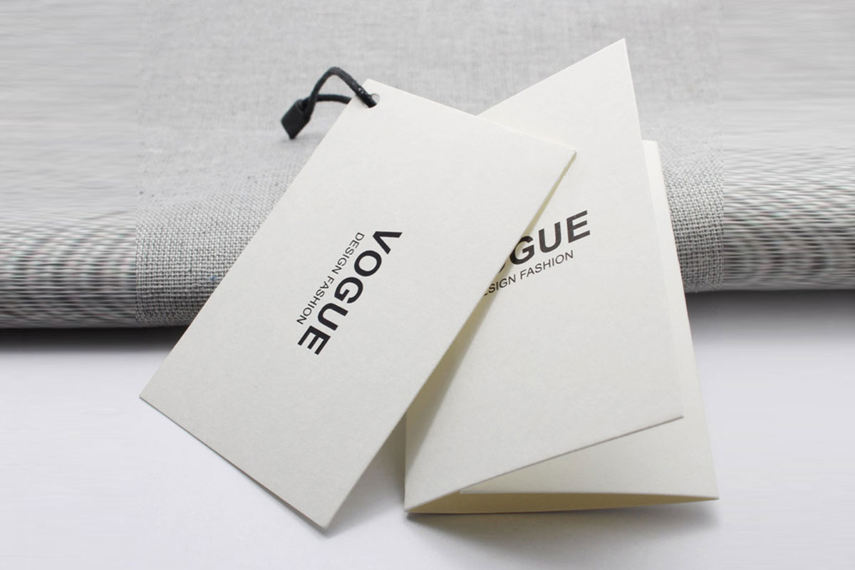 Custom Fold Over Tags printing PK