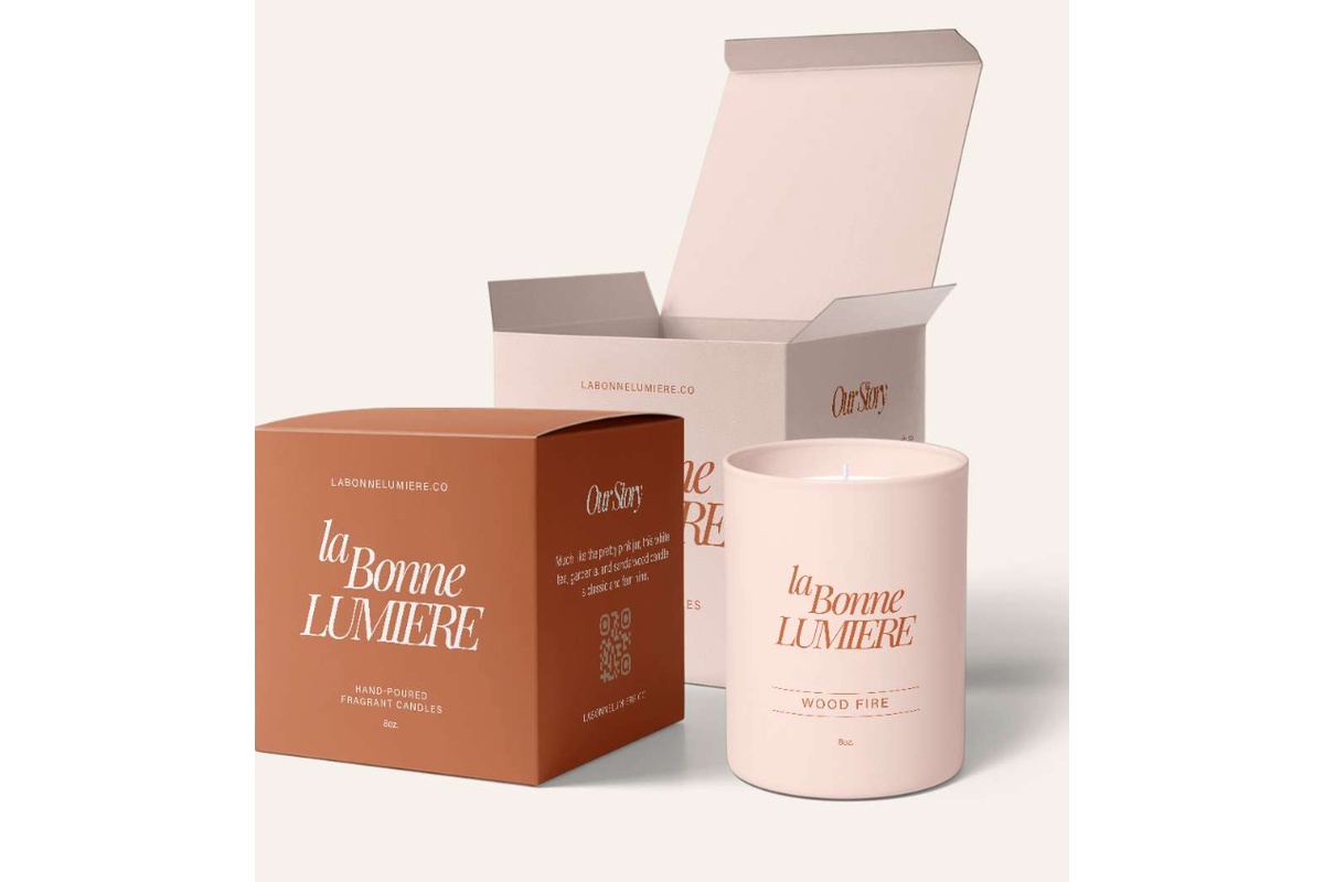 Custom Candle Wrap Packaging printing PK Custom Candle Wrap Packaging printing PK