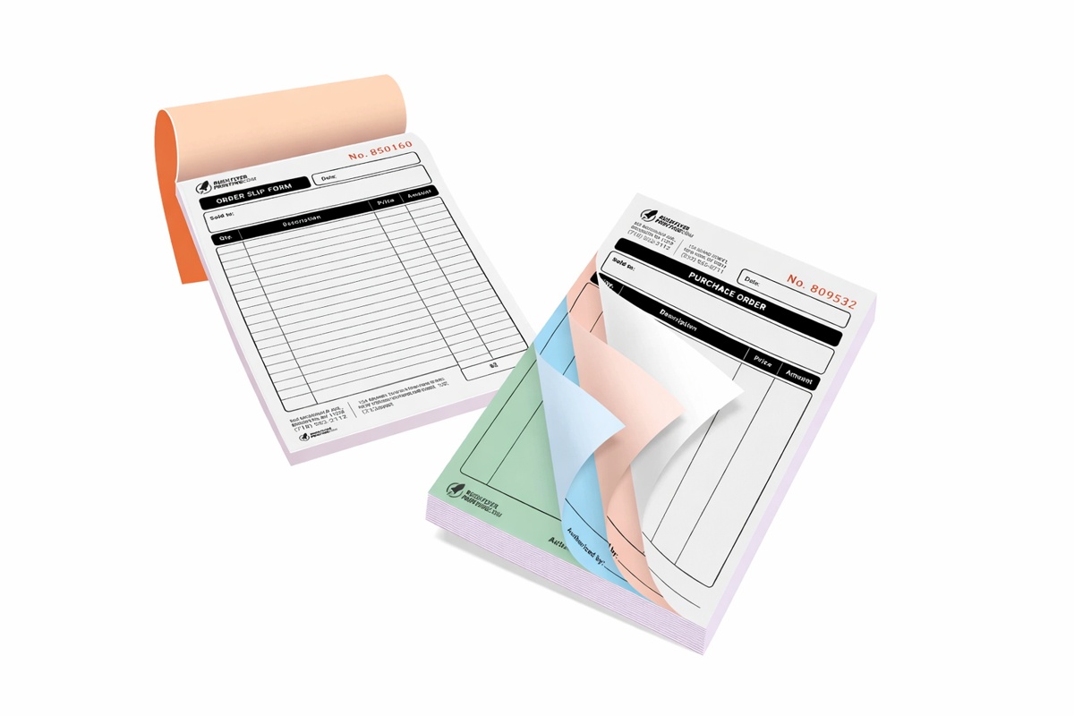 Custom Carbonless Forms Booklets printing PK Custom Carbonless Forms Booklets printing PK